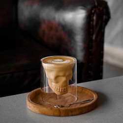 Escobarista Skull Latte Glass, 250 ml - Escobarista (1)