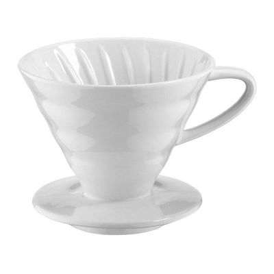 Escobarista V60 02 Seramik Dripper, Beyaz - 1