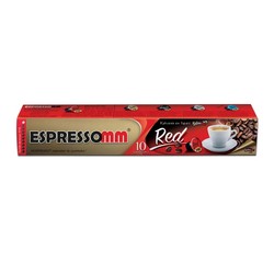Espressomm كبسولة قهوة حمراء، متوافقة مع نسبريسو - 1