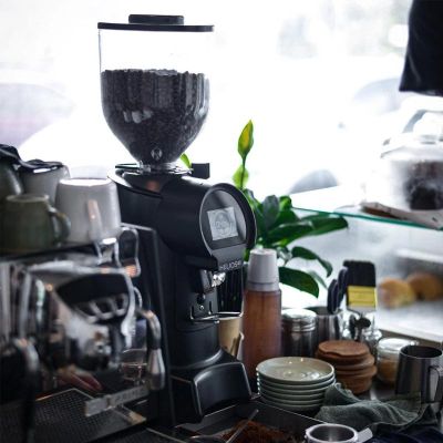 Eureka Helios 65 Automatic Coffee Grinder, Black - Eureka