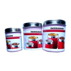 Fackelmann 28908 Jar Set, 3 Pieces - Fackelmann