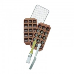 Fackelmann 44904 Silikon Çikolata Seti, 23.5 cm - Fackelmann