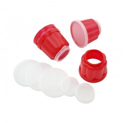 Fackelmann 46022 Pudding and Jelly Mould, 150 ml, 4 pieces - Fackelmann