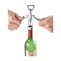 Fackelmann 49785 Chrome Plated Corkscrew, 16 cm - 4