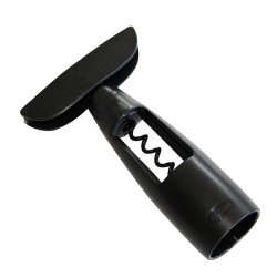 Fackelmann 49812 Corkscrew with Plastic Body, Black-White - 1