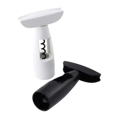 Fackelmann 49812 Corkscrew with Plastic Body, Black-White - Fackelmann