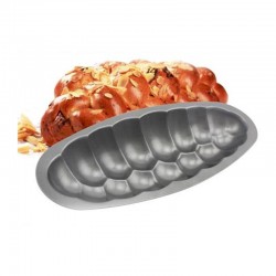 Fackelmann 687767 Easter Cake Mould with Knitted Pattern, 39 cm - Fackelmann