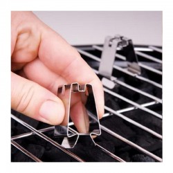 Fackelmann BBQ Set with Wooden Body and Metal Mechanism - 4