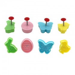 Fackelmann Easter Cookie Mould, 4 Pieces - Fackelmann