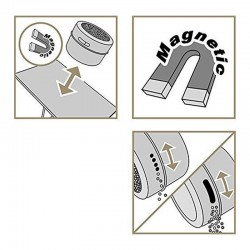 Fackelmann Magnetic Spice Rack, 5 Pieces - Fackelmann (1)