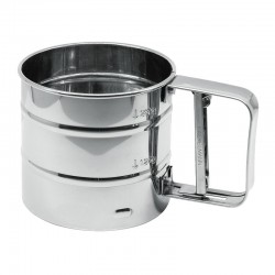 Fackelmann Metal Flour Sieve with Plastic Handle - Fackelmann