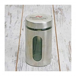 Fackelmann Metal Jar, 10x18 cm - Fackelmann