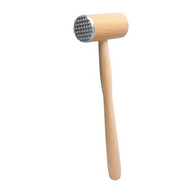 Fackelmann Metal Kenarlı %100 Doğal Ahşap Et Dövücü, 32 cm - 1