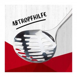 Fackelmann Nirosta Oval Griff Colander, 35 cm - 3