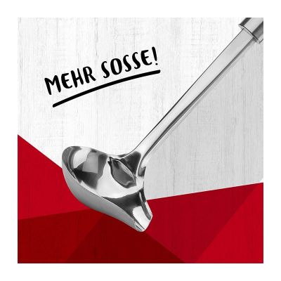 Fackelmann Nirosta Oval Griff Sos Kepçesi, 28 cm - 3