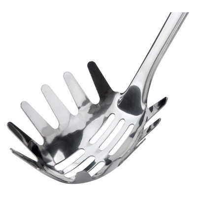 Fackelmann Nirosta Oval Griff Spaghetti Kepçesi, 30 cm - 2