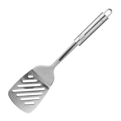Fackelmann Oval Griff Perforated Serving Spatula, 33 cm - Fackelmann