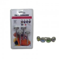 Fackelmann طقم ميزان حرارة اللحوم، 4 قطع، تكنو ثيرمومتر، 4 قطع - Fackelmann