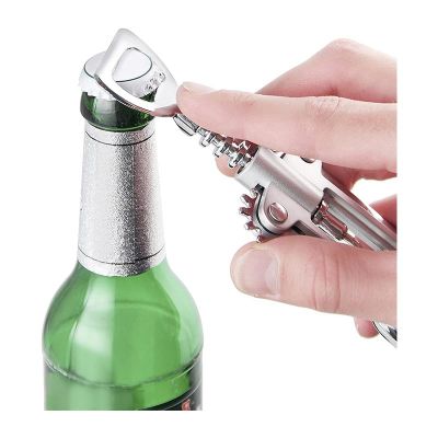 Fackelmann 49785 Krom Kaplı Tirbüşon, 16 cm - 2