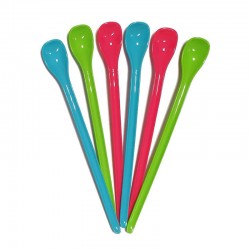 Fackelmann Tropikal Uzun Kaşık, 21 cm, 6 Adet - Fackelmann