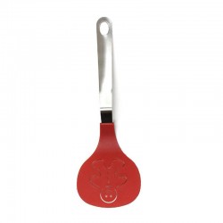Fackelmann Zenker Silicone Pan Cake Spatula, Red - Fackelmann