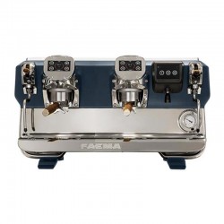 Faema E71 A/2 Touch Blue Pearl Fully Automatic Espresso Coffee Machine with 2 Groups - Faema