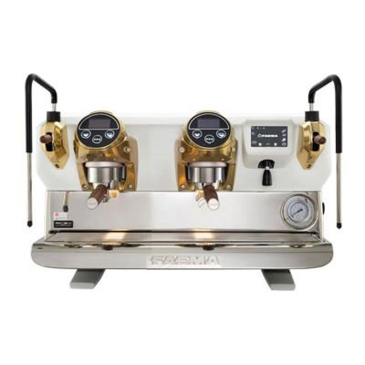 Faema E71 E A/2 Tam Otomatik Espresso Kahve Makinesi, 2 Gruplu, White Gold - 1