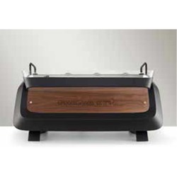 Faema E71E Fully Automatic Espresso Coffee Machine, 2 Groups, Black-Silver-Wooden - 2