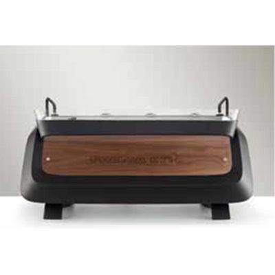 Faema E71E Fully Automatic Espresso Coffee Machine, 2 Groups, Black-Silver-Wooden - Faema