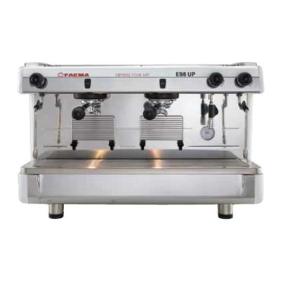 Faema E98 UP S/2 Tall Cup Yarı Otomatik Espresso Kahve Makinesi, 2 Gruplu, Beyaz - 1