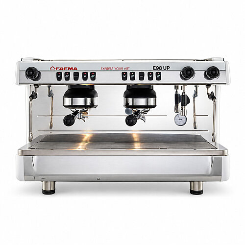 Faema E98 Up Tall Cup Full Otomatik Espresso Kahve Makinesi, 2 Gruplu, Beyaz - Faema