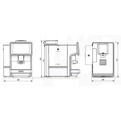Faema X Compact 8 Super Automatic Espresso Coffee Machine - 7