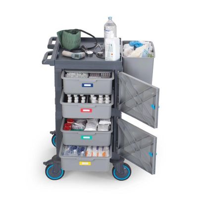 Fantom Procart 1201 4 Çekmeceli Medikal Araba - 4