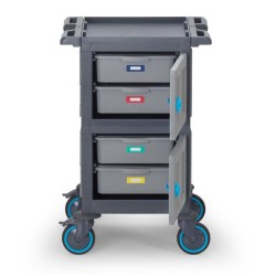 Fantom Procart 1201 عربة طبية ذات 4 أدراج من بروكارت 1201 - 1