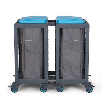 Fantom Тележка для сбора отходов Procart 120SP, 2 отделения, вместимость 225 кг - Fantom