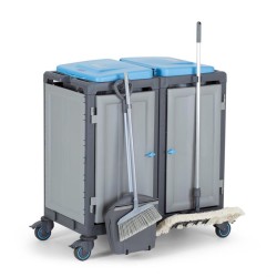 عربة تجميع النفايات Fantom Procart 121 Procart 121 عربة تجميع النفايات، 2 مقصورة، سعة 225 كجم - 4