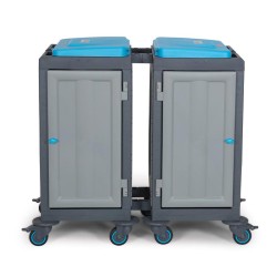 Fantom Procart 121SP Atık Toplama Arabası, 2 Bölmeli, 225 kg Kapasiteli - Fantom