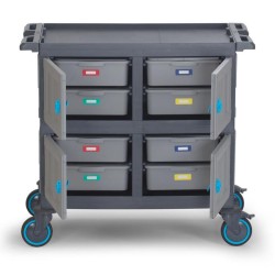 عربة طبية ذات 8 أدراج طبية Fantom Procart 1271 - Fantom