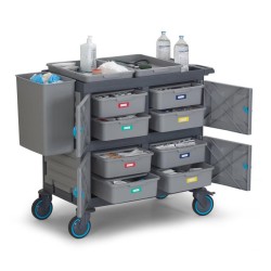 Fantom Procart 1271 8 Drawer Medical Trolley - 4