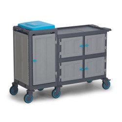 Fantom Procart 1272 Медицинская тележка с 8 ящиками и шкафом - 4