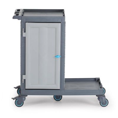 Fantom Procart 1312 Hospital Cleaning Trolley with Cabinet - Fantom
