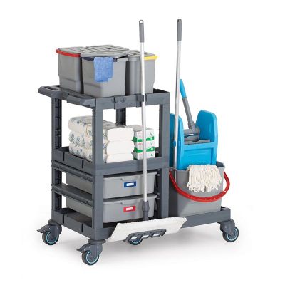 Fantom Procart 1321 Pres Kovalı Hastane Temizlik Arabası - 3