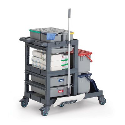 Fantom Больничная уборочная тележка Procart 1330 с ведром для уборки - Fantom