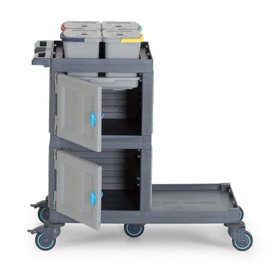 Fantom Procart 1332 Dolaplı Hastane Temizlik Arabası - Fantom