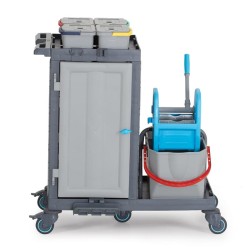 عربة تنظيف المستشفيات Fantom Procart 1343 المزودة بدلو ضغط - 1