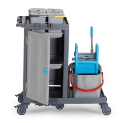 عربة تنظيف المستشفيات Fantom Procart 1343 المزودة بدلو ضغط - 2