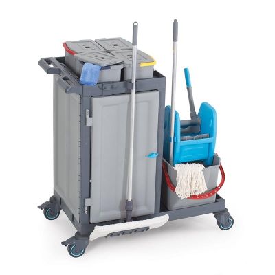 Fantom Procart 1343 Тележка для уборки больниц с пресс-ковшом - Fantom