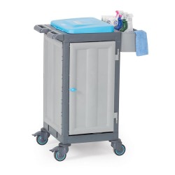 Fantom Procart 151 Waste Collection Trolley, 4 Compartment, 150 kg Capacity - 2
