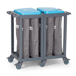 عربة جمع النفايات Fantom Procart 160 Procart 160، 8 مقاصير، سعة 225 كجم - 3