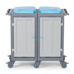 Fantom Procart 161 Waste Collection Trolley, 8 Compartment, 225 kg Capacity - 1